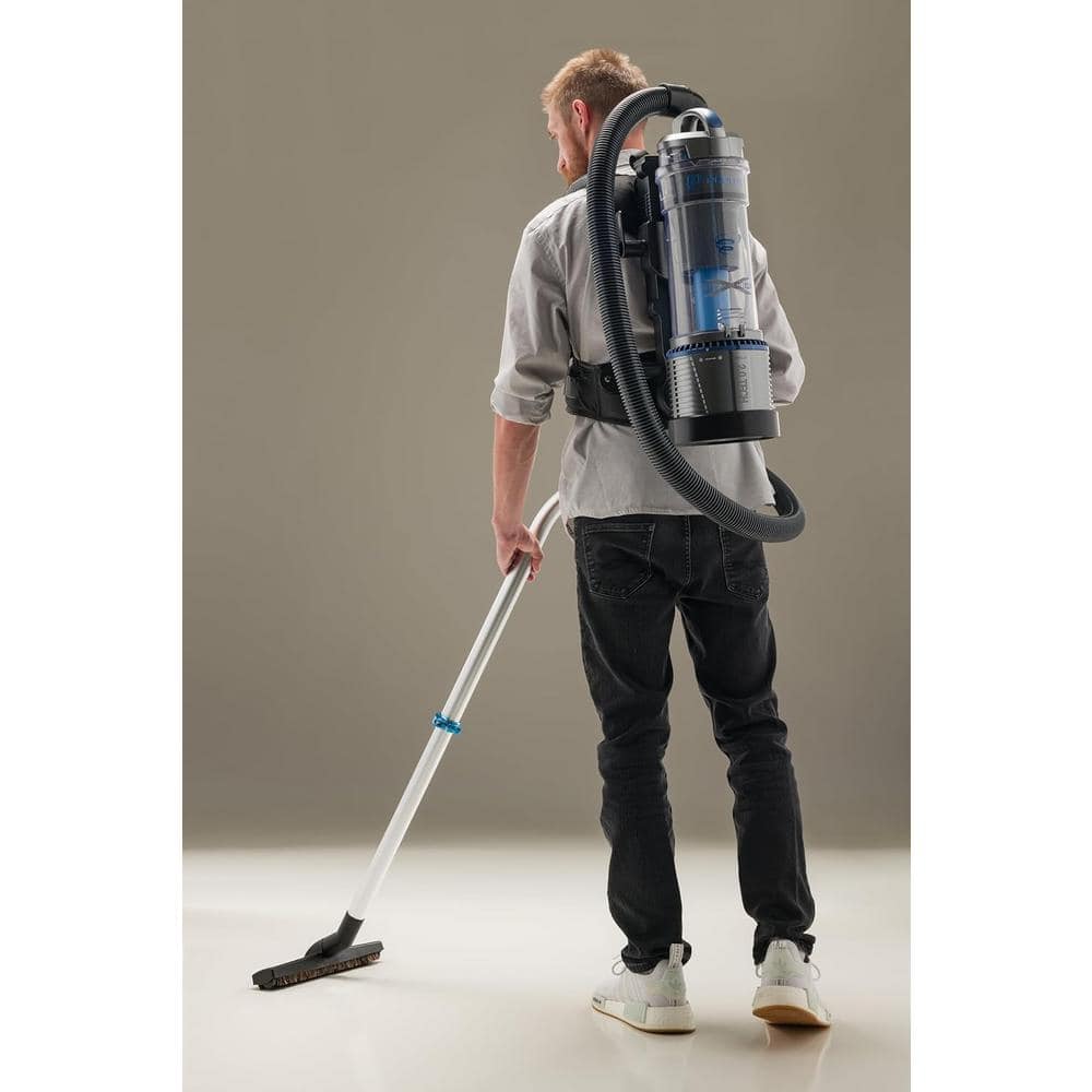 Prolux 2.0 Lightweight Gray Bagless Backpack Vacuum with HEPA Filter