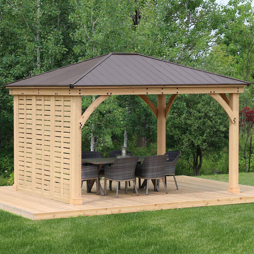Have a question about Yardistry 12 ft. x 20 ft. Meridian Gazebo with