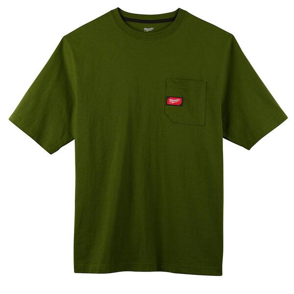 Milwaukee Men's Large Olive Green Heavy-Duty, 48% OFF
