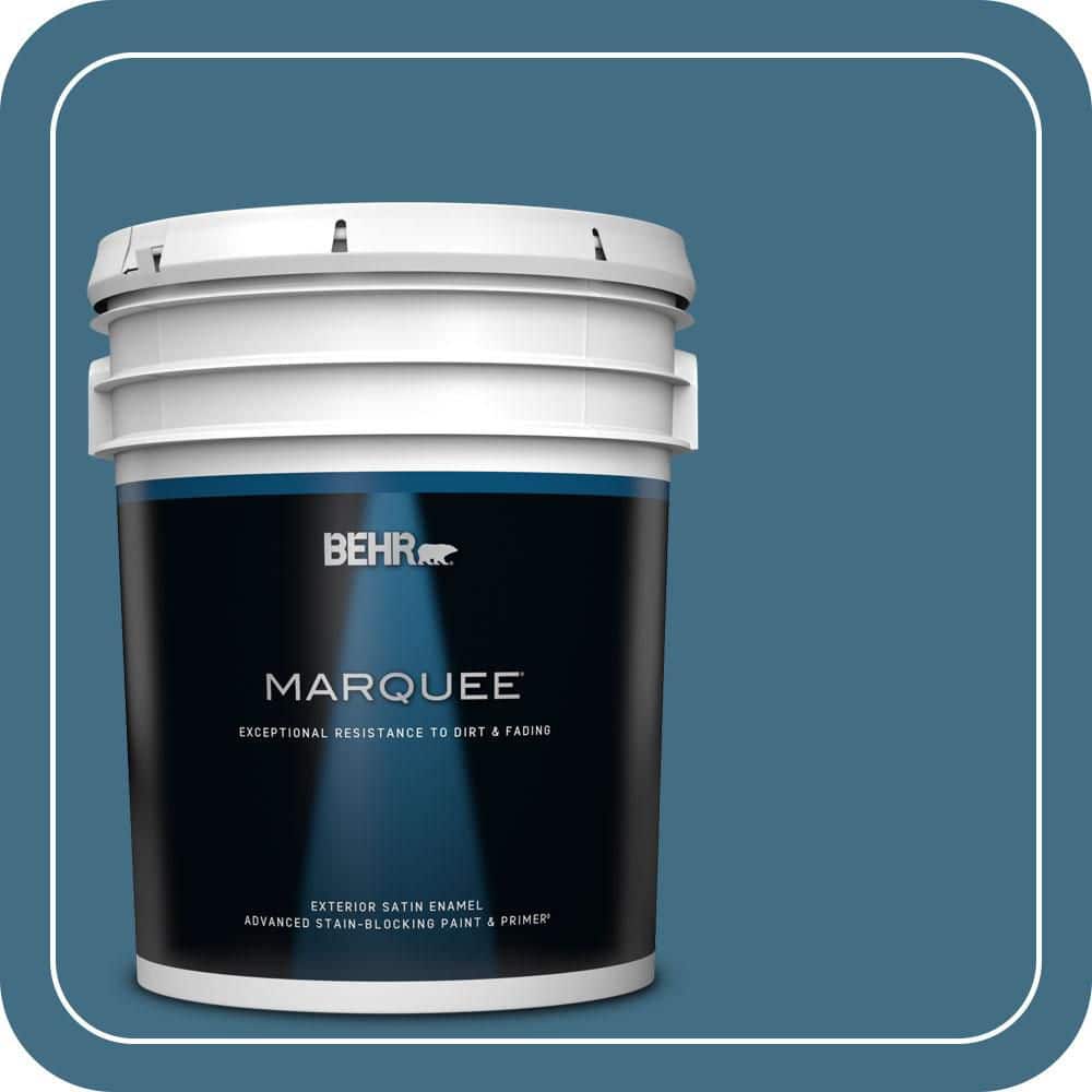 5 gal. #PMD-24 Lake Stream Satin Enamel Exterior Paint & Primer price history on PriceWatchPro