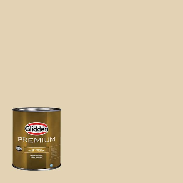 Glidden Premium 1 qt. PPG1094-2 Loofah Satin Exterior Latex Paint