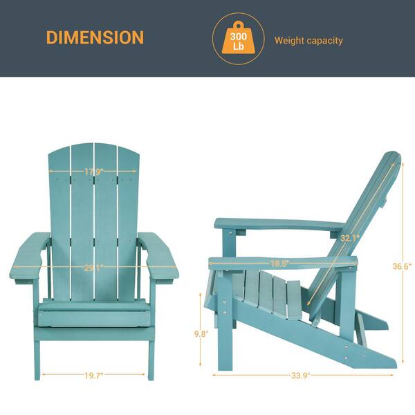 Soni Lake Blue Recyled Plastic, Teal Adirondack Chairs Ace Hardware