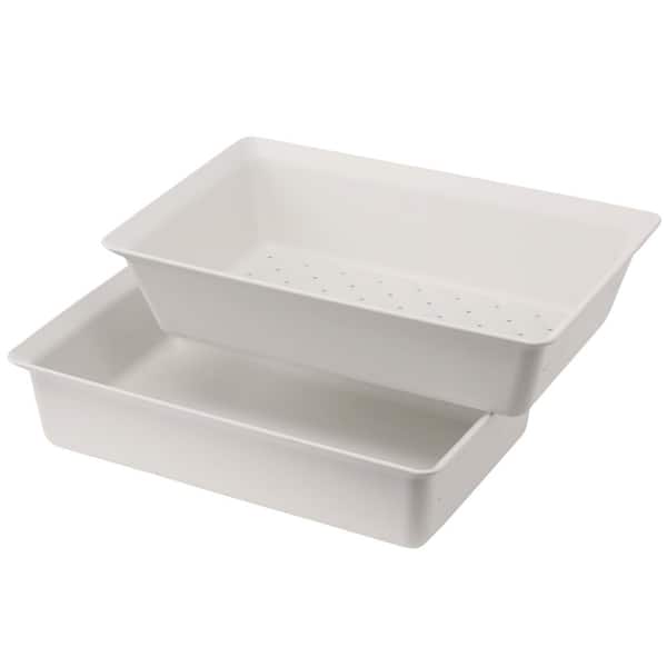 Prolific Colander and Washbin in White