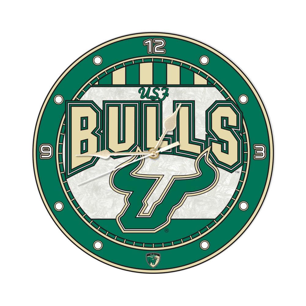 NCAA - 12 in. South Florida Art Glass Clock price history on PriceWatchPro