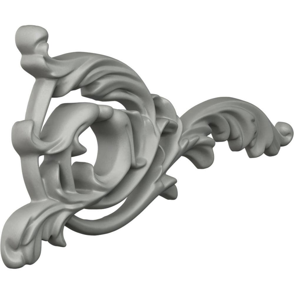 Primed Polyurethane Leaf Scroll Architectural Onlay