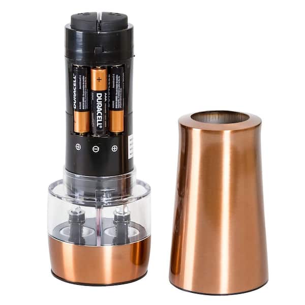LEXI HOME Lexi Home Copper 2 in 1 Electric Stainless Steel Salt