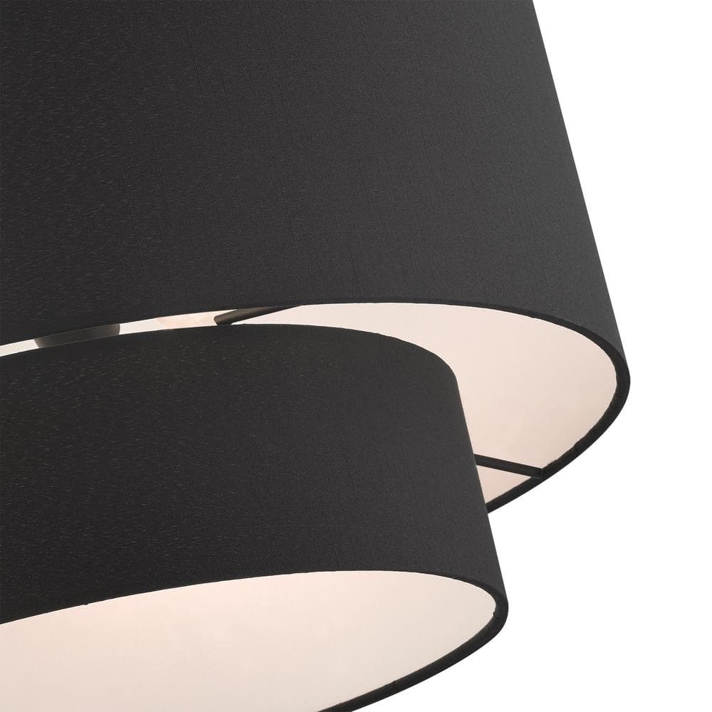 Bainbridge 20" Black LED Indoor/Outdoor Drum Chandelier