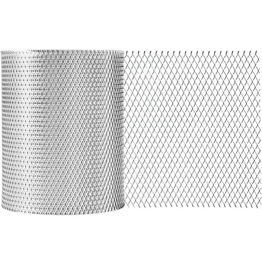 KIWDZFU 5 in. x 50 ft. Roll Aluminum Gutter Guard, Protects