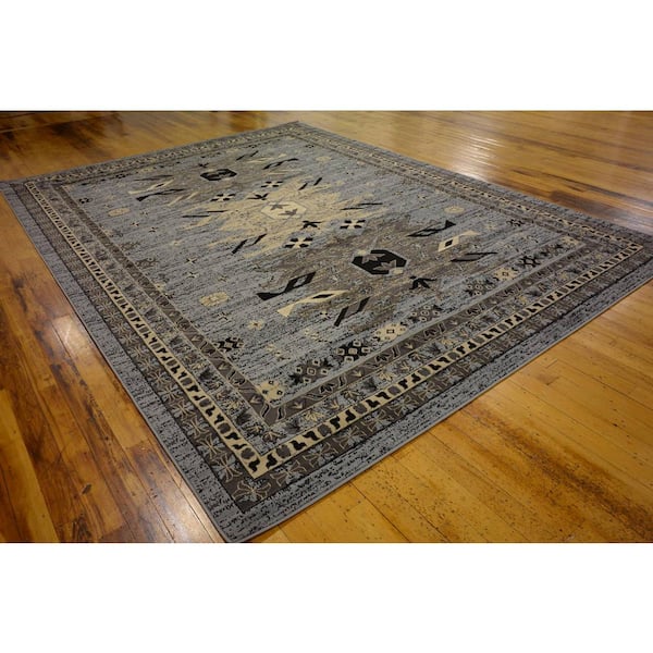 Taftan Oasis Gray 9' 10 x 13' 0 Area Rug