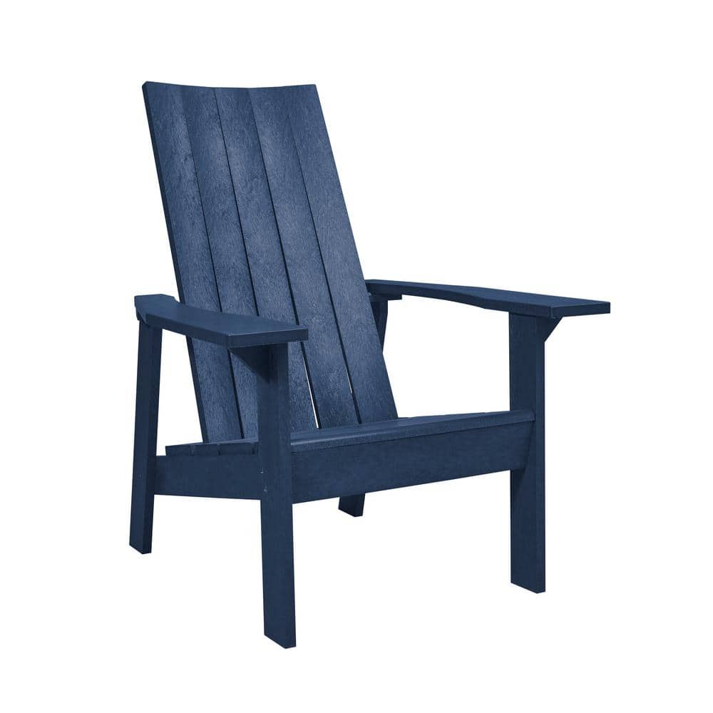 Recycled Plastic Atlantic Navy Flatback Adirondack