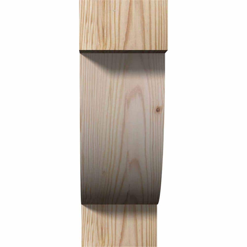 Douglas Fir Rough Sawn 12" x 12" Rustic Corbel