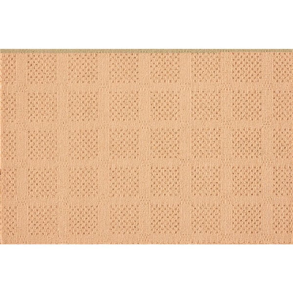 Desert Springs - Straw - Yellow 13.2 ft. 33.94 oz. Wool Pattern Installed Carpet
