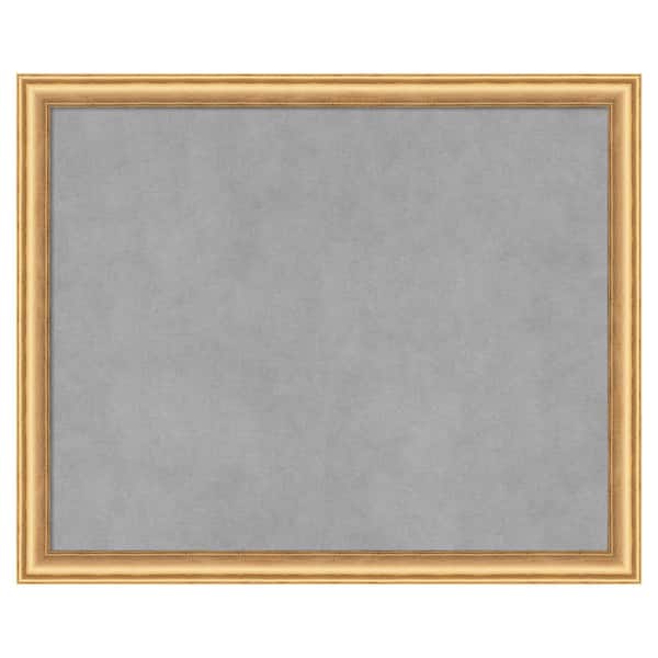 Amanti Art Salon Scoop Gold 22 in. x 18 in Framed Magnetic Board