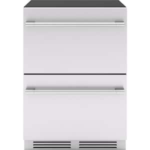 Presrv 5.1 cu. ft. Stainless Steel Dual Zone Refrigerator Drawers