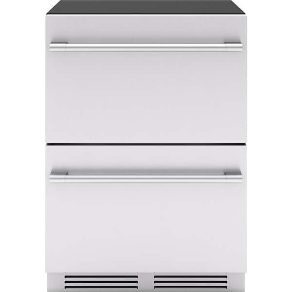 Zephyr Presrv 5.1 cu. ft. Stainless Steel Dual Zone Refrigerator Drawers  PRRD24C2AS - The Home Depot