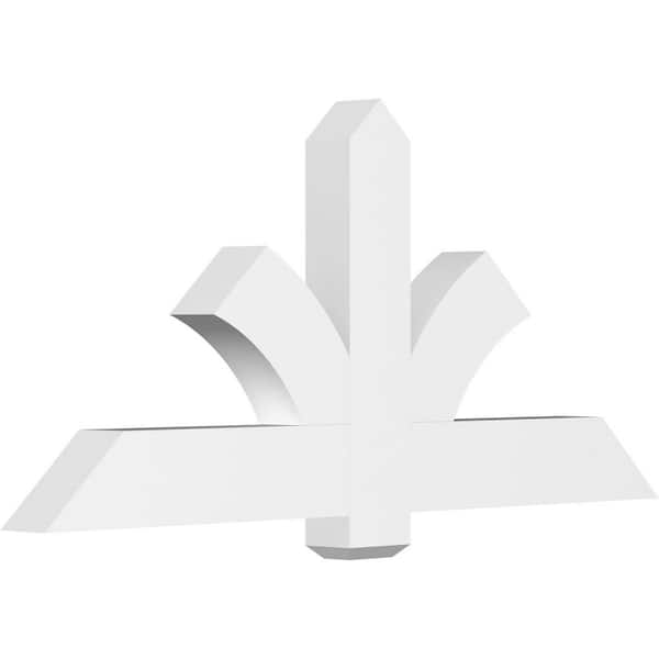 Ekena Millwork Redmond 60 in. W x 27.5 in. H x 4 in. D Signature Polyurethane Bracket