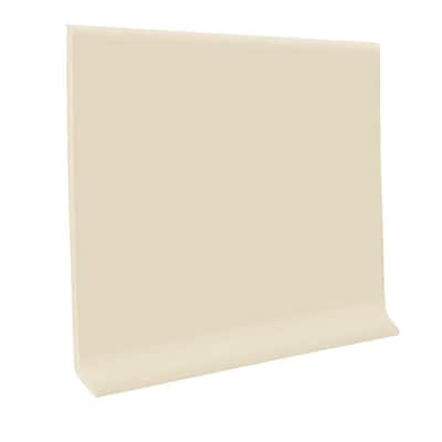 Color Almond 0.080 in. Thick x 4 in. Wide x 4 ft. Length Dryback Vinyl Covebase — Home Depot clearance