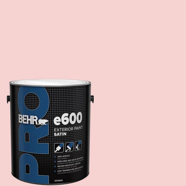 1 gal. #P170-1A Pinky Promise Satin Exterior Paint