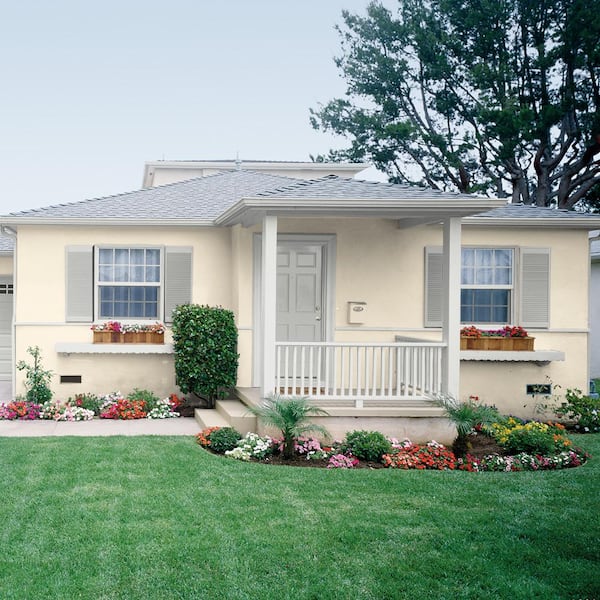 butter yellow exterior paint