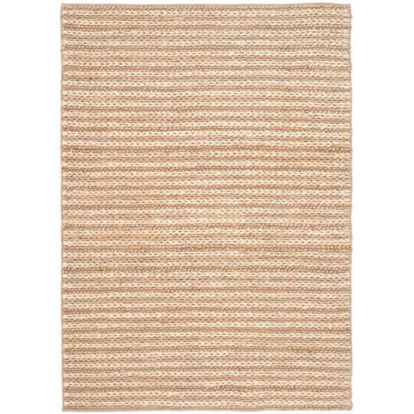 SAFAVIEH Natural Fiber Beige Doormat 3 ft. x 5 ft. Solid Area Rug