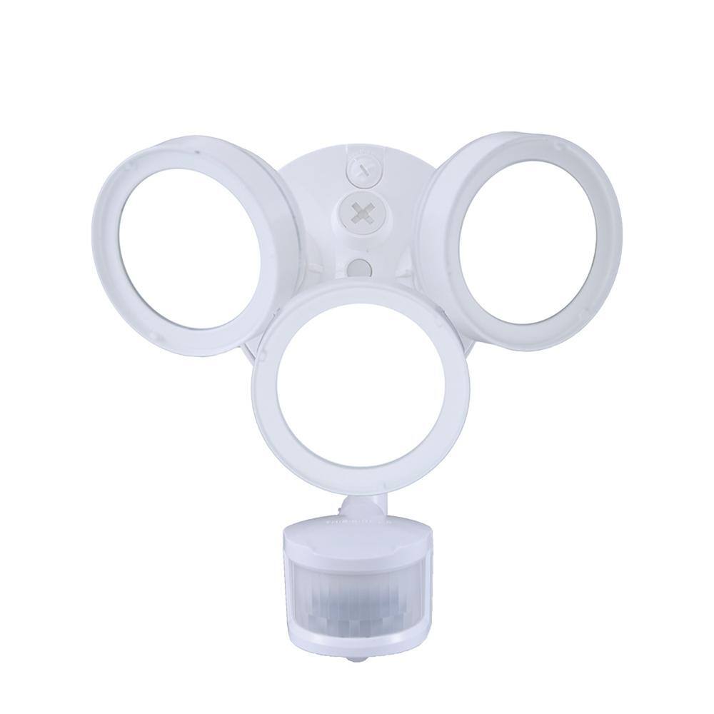 HALO TGS 27 Watt Equivalent 3000 Lumen 270° White Motion Sensor ...