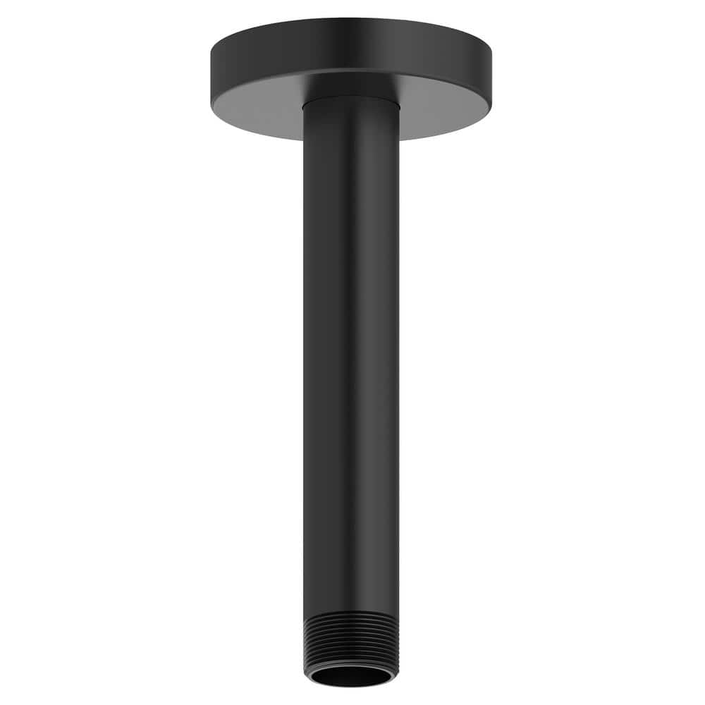 American Standard 6 In Ceiling Mount Shower Arm In Matte Black 1660186 