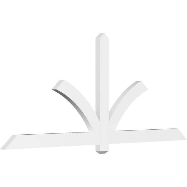 Ekena Millwork Redmond 84 in. W x 35 in. H x 2 in. D Signature Polyurethane Bracket