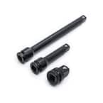 3/8 in. Drive Impact Extension/Adapter Set (3-Piece)