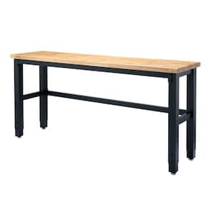 6 ft. W x 19 in. D TRINITY Wood Top Work Table