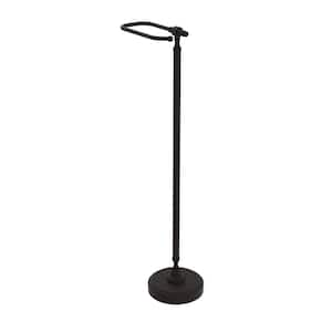Retro Dot Free Standing Toilet Paper Holder in Oil Rubbed Bronze