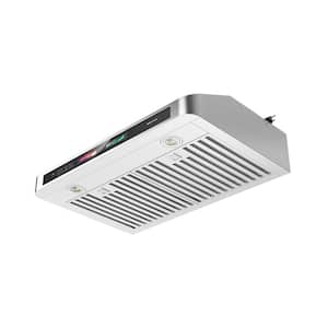 30 in. 900CFM Ductless Under Cabinet Range Hood in. Silver Stainless Steel with Voice Control and 4-Speed Exhaust Fan