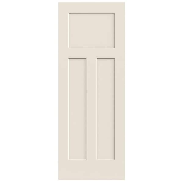 JELD-WEN 32 in. x 80 in. Craftsman Primed Smooth Molded Composite MDF Interior Door Slab