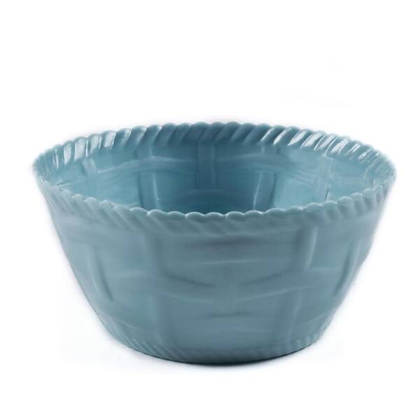 Unbranded Woven Turquoise Melamine Cereal Bowl (Set of 4)
