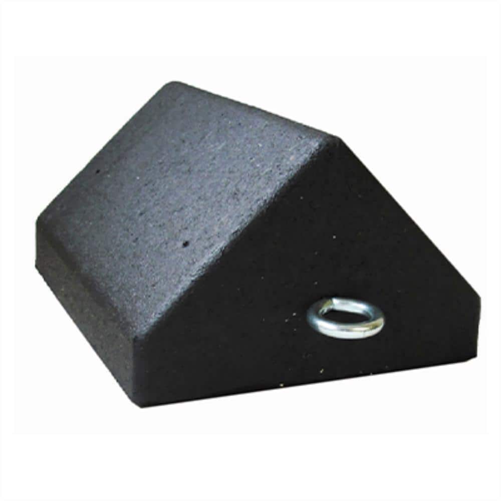9.75 in.W x 7.75 in.D x 5 in.H Black Tire Wheel Chock with Eyebolt price history on PriceWatchPro