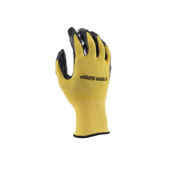 FIRM GRIP Large Polyurethane Grip Work Gloves (4-Pack) 65212-042 - The Home  Depot