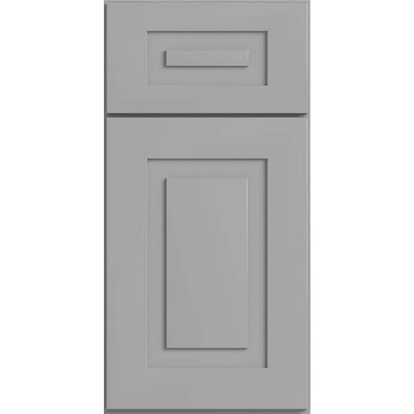 Grayson 7.5 in. W x 0.75 in. D x 7.5 in. H in Pearl GrayCabinet Door Sample