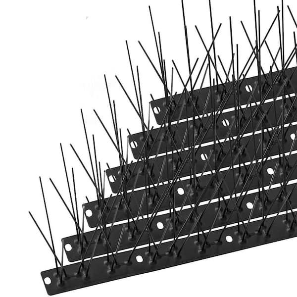 4in 24ft 3in Bird Spikes Pre-Assembled Stainless Steel Durable Humane for Fence Roof Window Mailbox 1 Pack