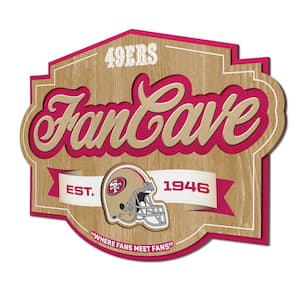 NFL San Francisco 49ers Fan Cave Decorative Sign