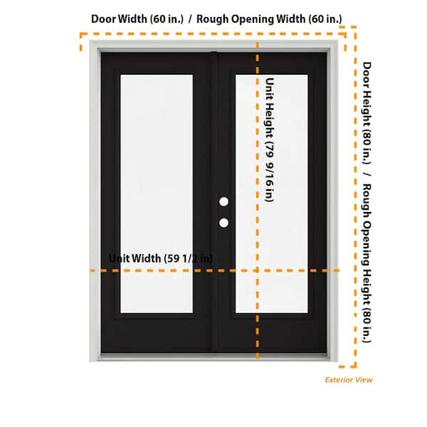 2-PANEL 6'9'' ROUGH OPENING HEIGHT (FRENCH STYLE) SLIDING DOOR / LOW-E 270  GLASS -  Replacement Parts