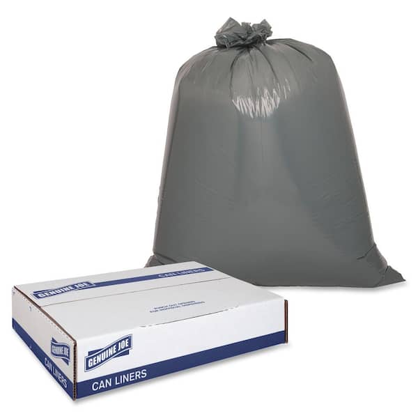 Genuine Joe Heavy Duty Trash Bags 30 Gallons Brown Box Of 100