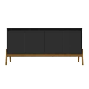 Gales Black MDF 63.32 in. Sideboard