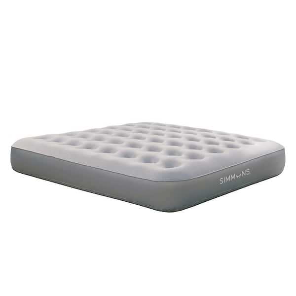 Simmons Comfort Express 10 in. Queen Size Air Mattress with Fast, Powerful Pump