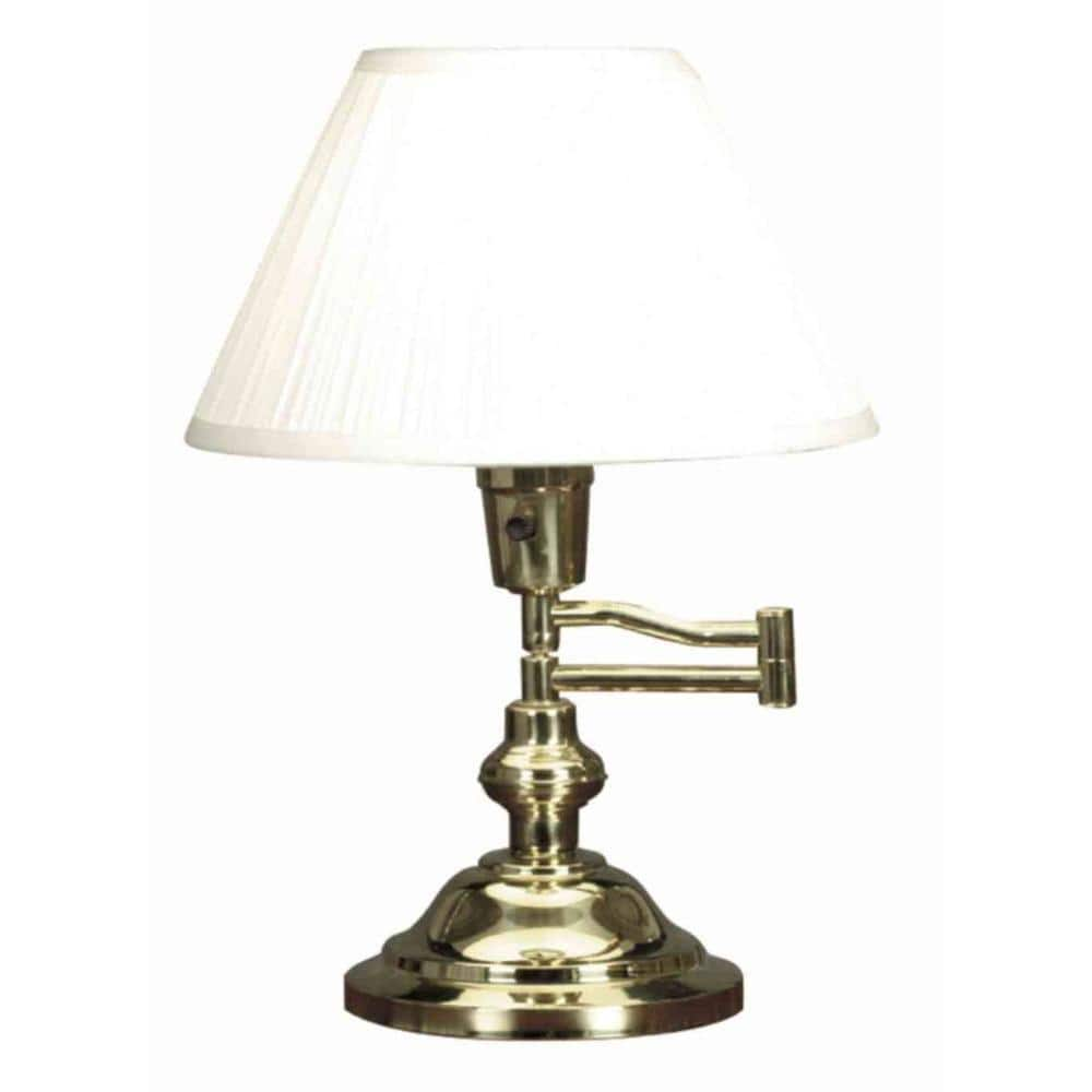 brass swing arm desk lamp