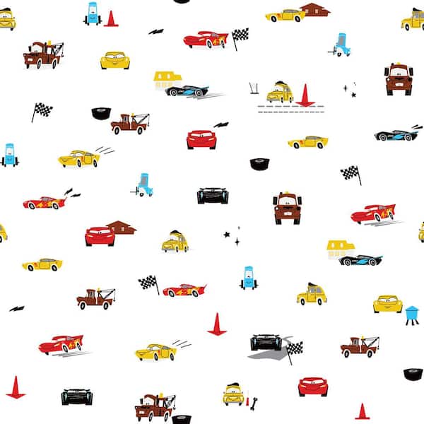 Disney and Pixar Cars Racing Peel and Stick Wallpaper