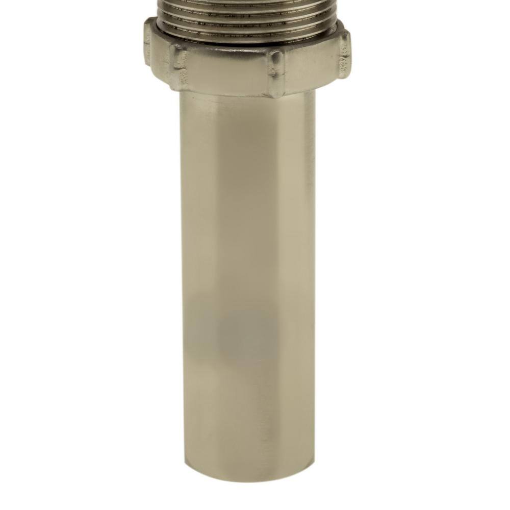 Polished Stainless Steel Mushroom Pop-Up Drain for Sink