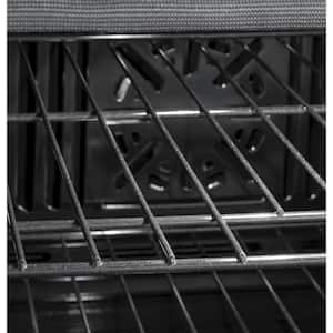 30 in. Wide 3 in. High Never Scrub Heavy Duty Roller Rack Accessory for Wall Oven