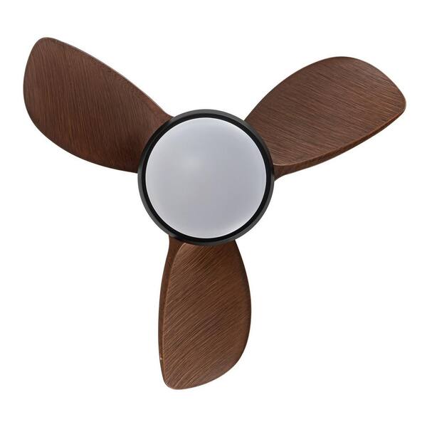 matrix decor 8 in. Indoor Walnut Wall Mount Ceiling Fan MD-F6103110V - The  Home Depot