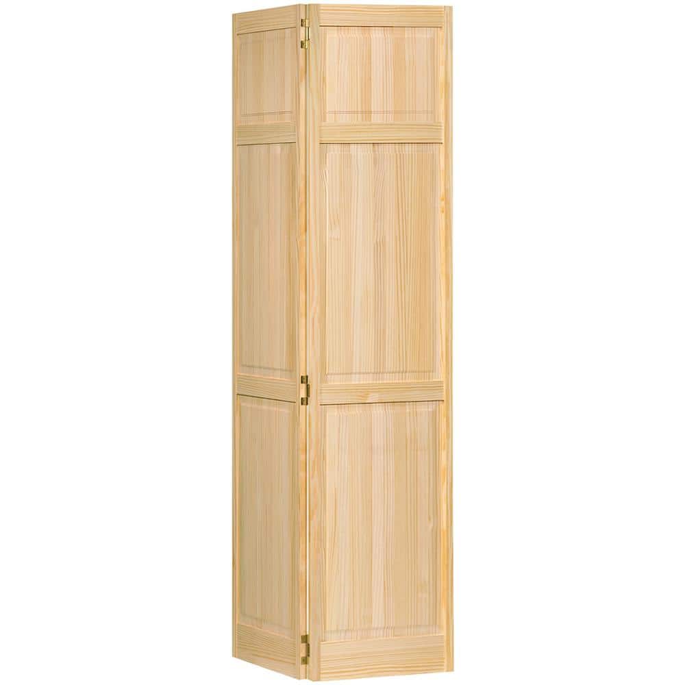 Traditional 6-Panel Solid Pine Bi-Fold Door 80x30