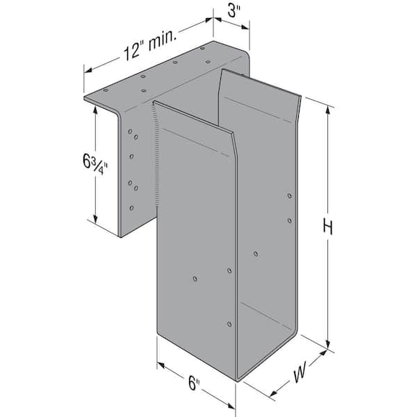 Simpson Strong-Tie HGLTV3.514 3-1/2 x 14 Top Flange I-Joist Hanger