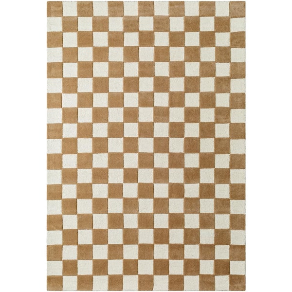 Livabliss Brook Brown/White 2 ft. x 3 ft. Modern Indoor Area Rug